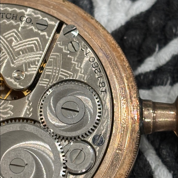 Vintage Elgin Pocket Watch with Chain